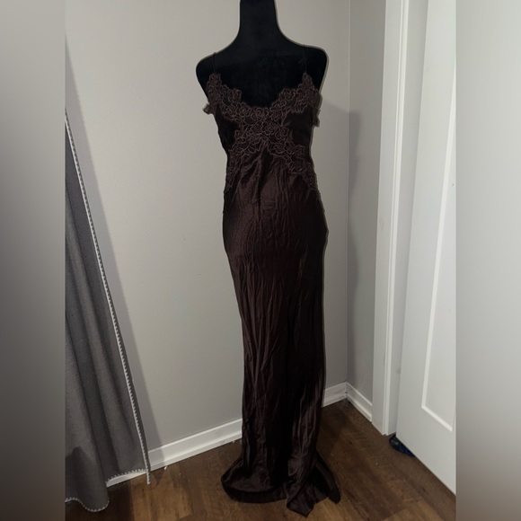 REBECCA VALLANCE Allegra silk maxi dress US 0 - Picture 9 of 10